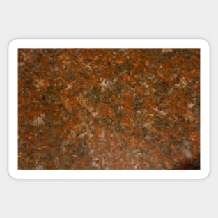 Red granite Sticker